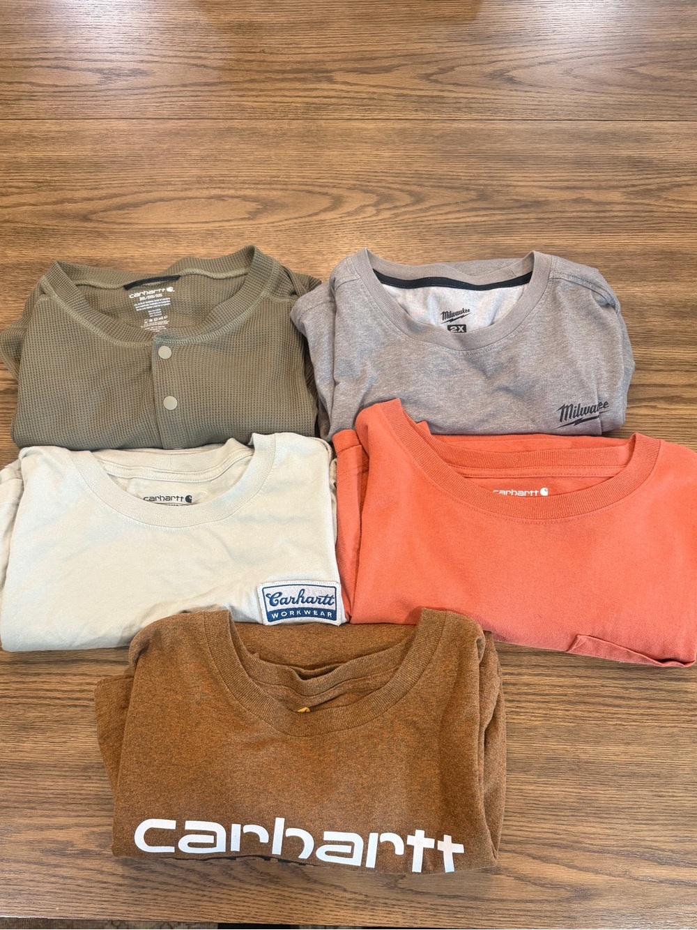 Carhartt/milwaukee lot size 2xl